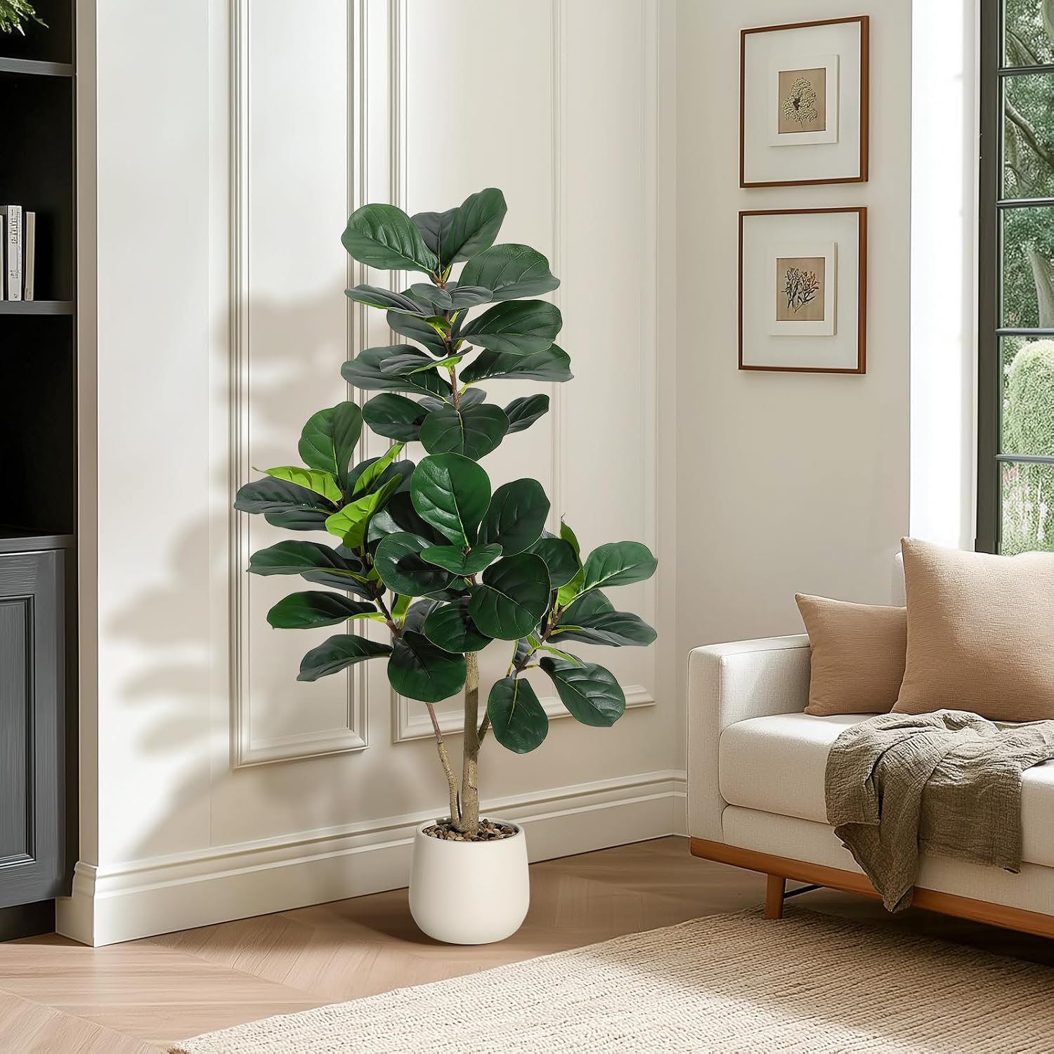Fiddle Leaf Fig - 4 ft (1,2 metre) yüksekliğinde, 48