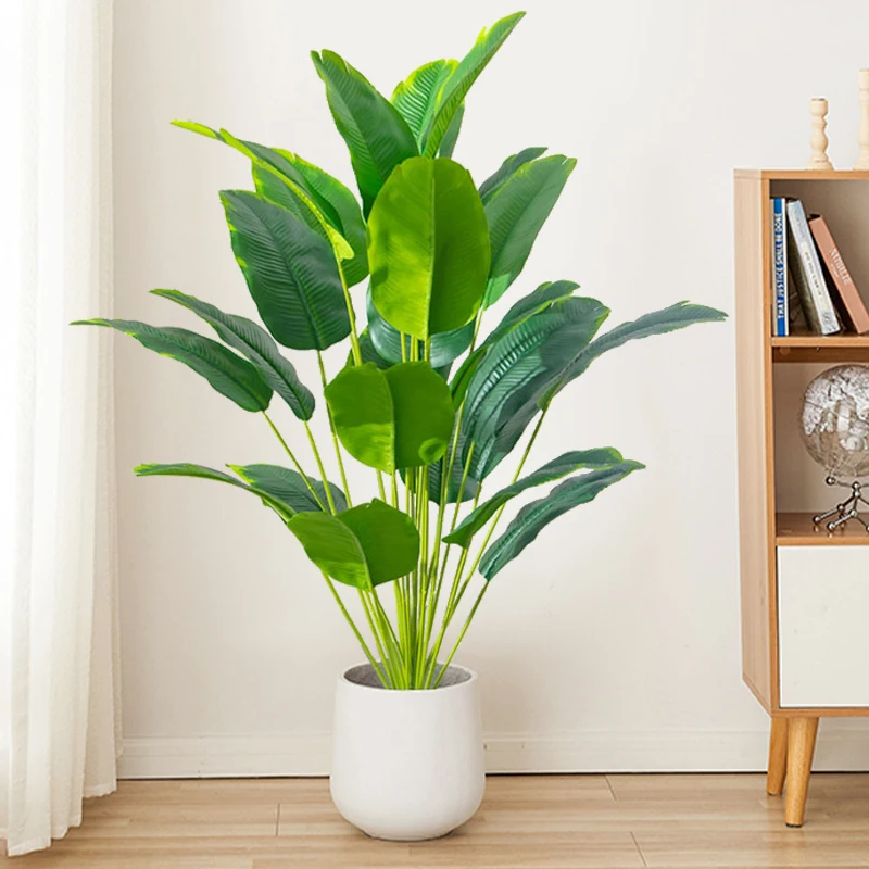 Fiddle Leaf Fig - 1 adet Yapay Bitki Büyük Tropikal