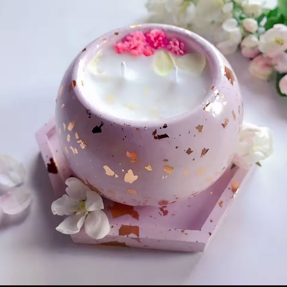 Silikon Kalıp, Yuvarlak Şamdan - Succulent Set incelemesi ve fiyatı