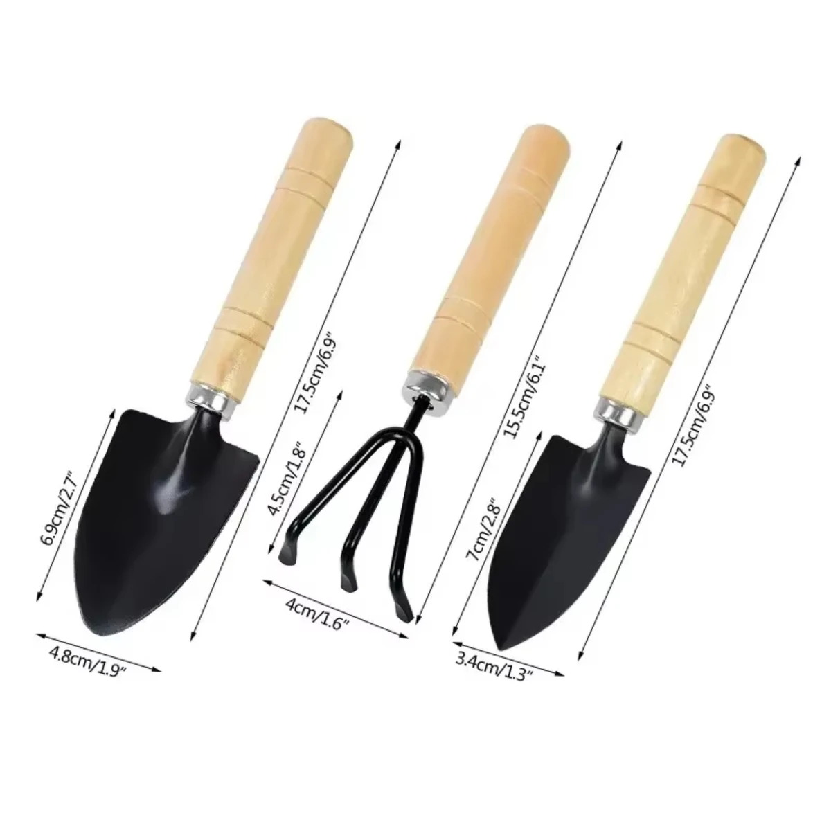 3 Adet/Set Mini Bahçe Alet Set - Terracotta Pot incelemesi ve fiyatı