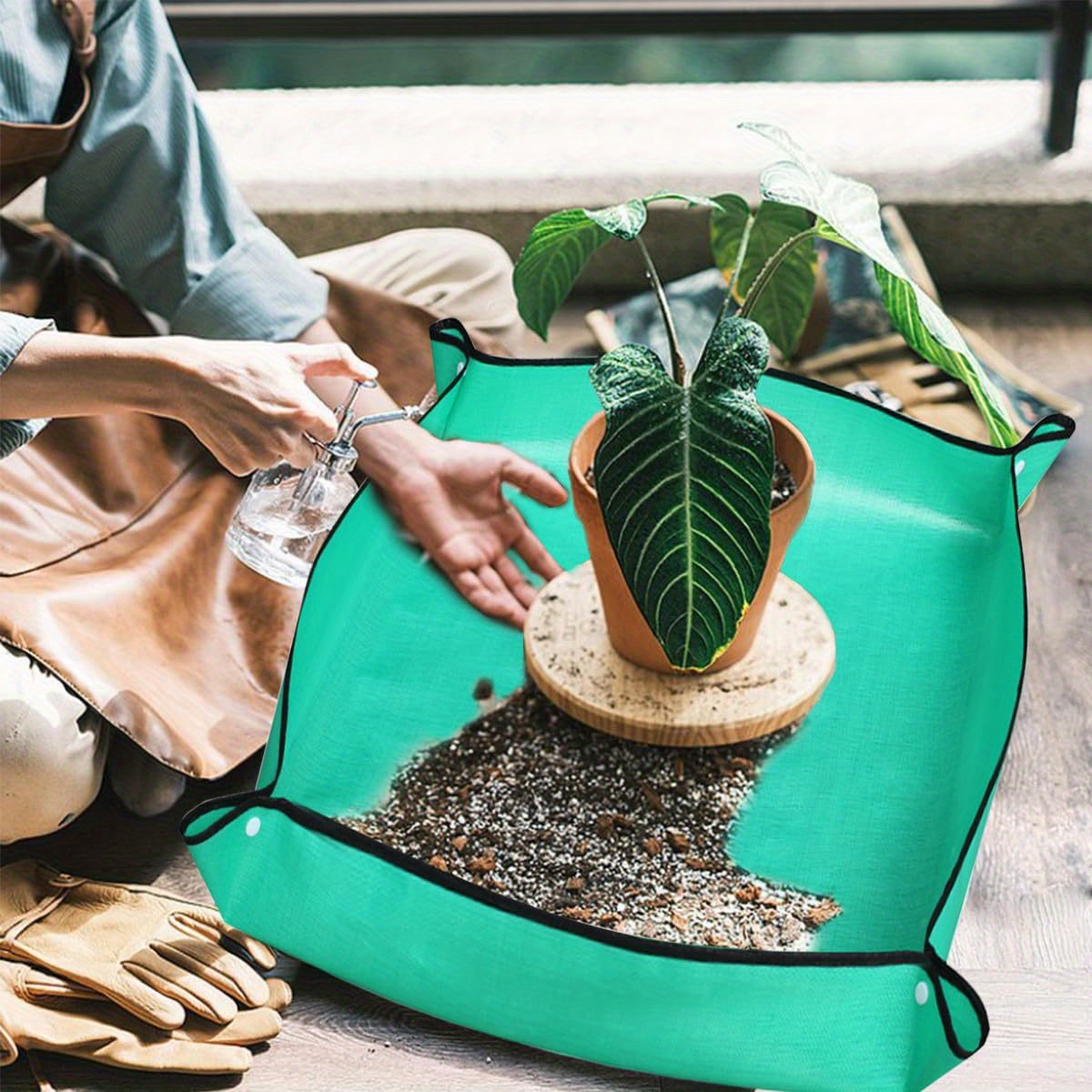 Su geçirmez bitki yeniden dikm - Repotting Mat incelemesi ve fiyatı
