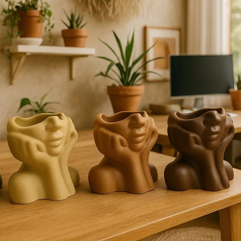 Soyut Yüz Ekici Pot silikon ka - Succulent Set incelemesi ve fiyatı