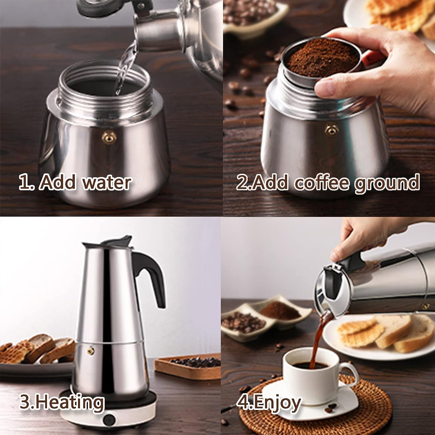 4/6/9 bardak Pot Pot Caffe mak - Pothos incelemesi ve fiyatı