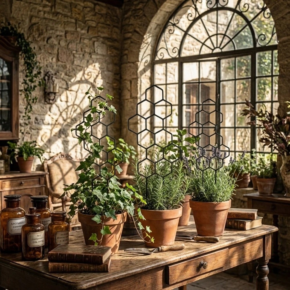 Petek Tasarımlı Bitki Çardağı  - Terracotta Pot incelemesi ve fiyatı