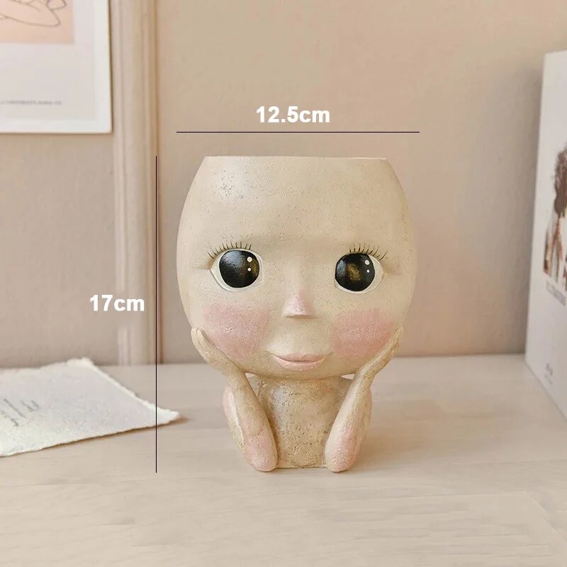 Kızlar Yüz Kafa Çiçek Ekici, E - Succulent Set incelemesi ve fiyatı