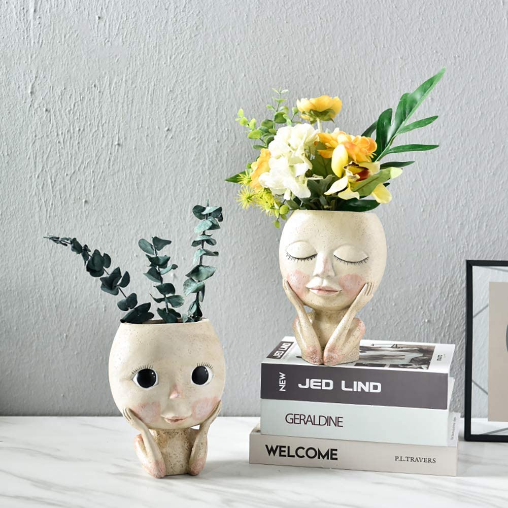 Kızlar Yüz Kafa Çiçek Ekici, E - Succulent Set incelemesi ve fiyatı