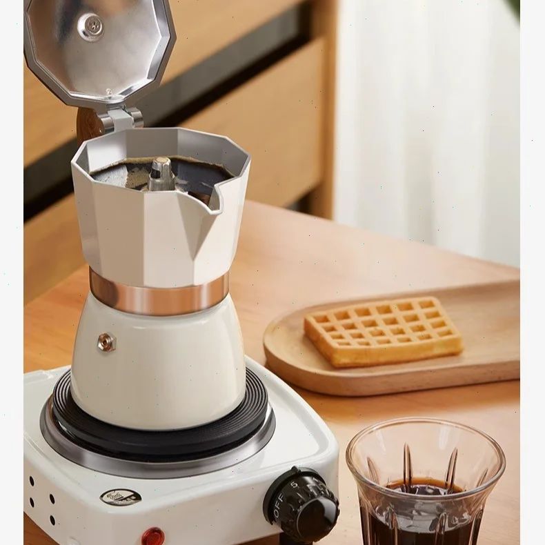 Yuvarlak Tabanlı Moka Pot Tek  - Pothos incelemesi ve fiyatı